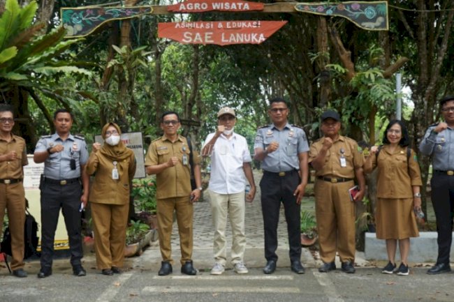 Kedatangan Dinas Ketahanan Pangan dan Pertanian, Lapas Nunukan Berharap Terus Bersinergi