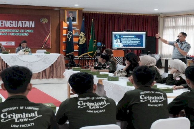 Lapas Cipinang Paparkan Program Pembinaan Warga Binaan kepada Mahasiswa UNILA
