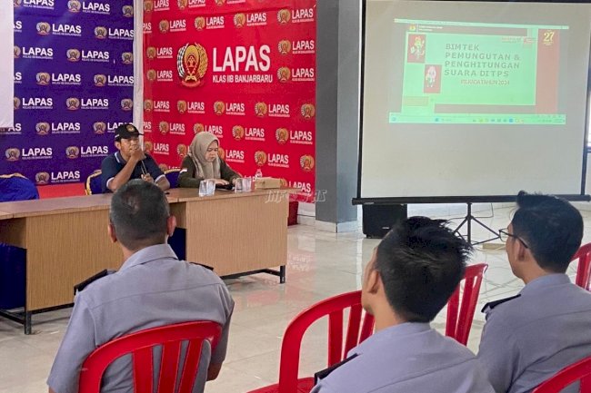 21 Petugas Lapas Banjarbaru Dibekali Bimtek KPPS 