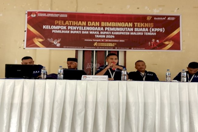 Sukseskan Pilkada Tahun 2024, Petugas Lapas Wahai Dibekali Bimtek KPPS