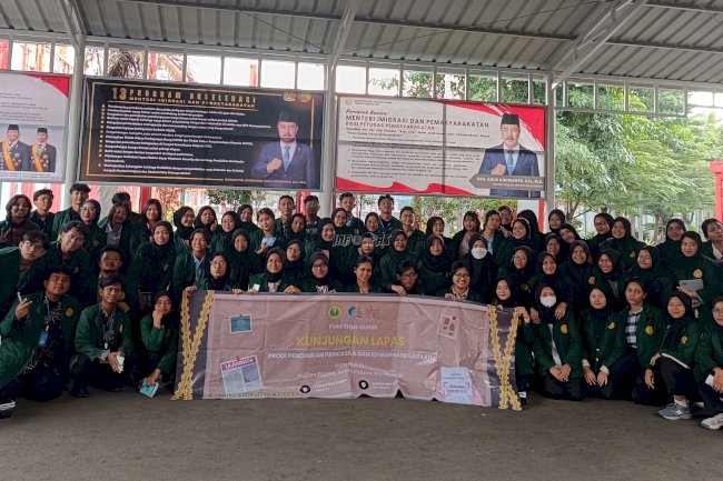 Lapas Sukamiskin Kedatangan Mahasiswa UNJ, Paparkan Pengetahuan tentang Pemasyarakatan