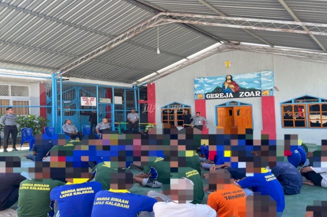 Lapas Kalabahi Sosialisasikan Pelaksanan Pilkada 2024 kepada Warga Binaan