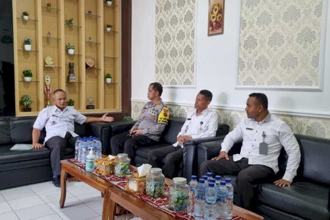 Kepada Kapolres Alor, Kalapas Kalabahi Sampaikan Persiapan Jelang Pilkada 2024