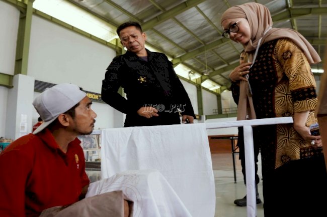 Batik Tulis Gembok Lapas Lombok Barat Dapat Pujian dari BRIDA Prov. NTB