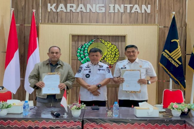 Demi Akreditasi Klinik Pratama, Lapas Narkotika Karang Intan Sepakati Kerja Sama dengan PT Alifa Farma Medica
