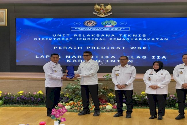 Lapas Narkotika Karang Intan dan Lapas Banjarbaru Raih Penghargaan dari Ditjenpas atas Torehan Predikat WBK