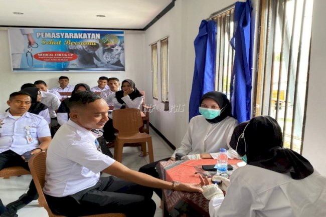 Pastikan Petugas Fit Jelang Nataru, Lapas Wahai Gelar Medical Check-Up