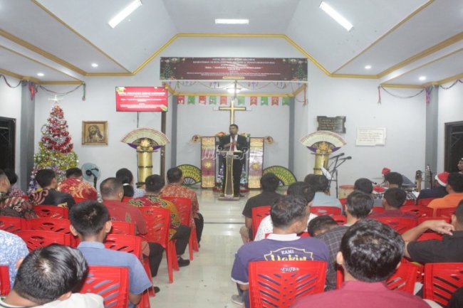 Lapas Narkotika Bangli Jadi Tuan Rumah Perayaan Natal Keluarga Besar Oikumene Kementerian Hukum, HAM, dan Imipas Bali