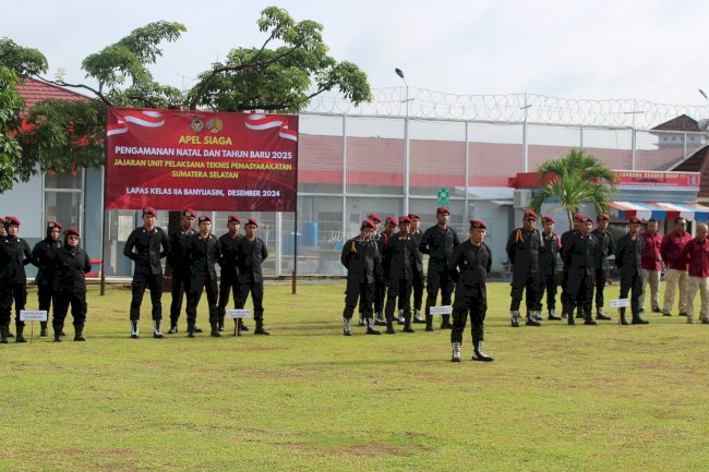 Lapas Perempuan Palembang Tegaskan Kesiapan Pengamanan Natal dan Tahun Baru 2025