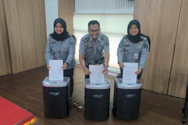 Lapas Cipinang Dukung Efisiensi dan Transparansi Administrasi Lewat Pemusnahan 17.161 Arsip Inaktif