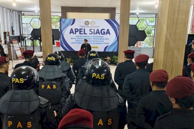 Lapas Narkotika Karang Intan Tegaskan Kesiapan Pengamanan Natal dan Tahun Baru 2025