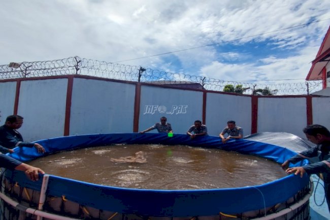Rutan Balikpapan Galakkan Budidaya Ikan Lele Bioflok