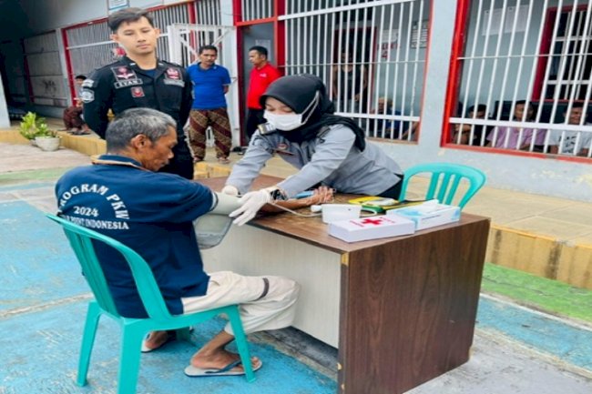 Tim Kesehatan Lapas Suliki Gencar Periksa Kesehatan Warga Binaan