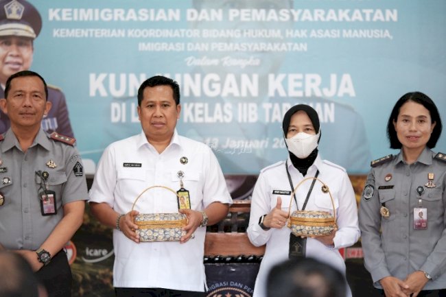 Lapas Tabanan Sambut Kunjungan Kerja Plt. Deputi Bidang Koordinasi Keimigrasian dan Pemasyarakatan