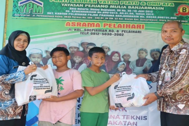 Rutan Pelaihari Salurkan Bantuan Sosial ke Asrama Yatim YPM dan Warga Binaan