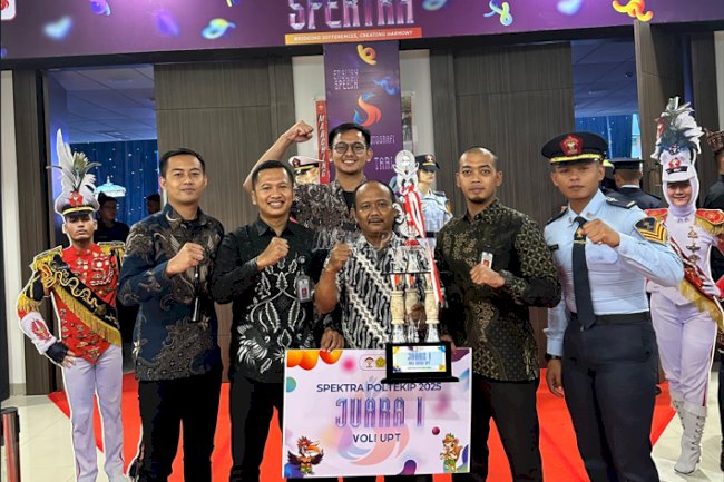 Juara SPEKTRA POLTEKIP 2025, Lapas Cipinang Buktikan Semangat Sportivitas dan Kebersamaan