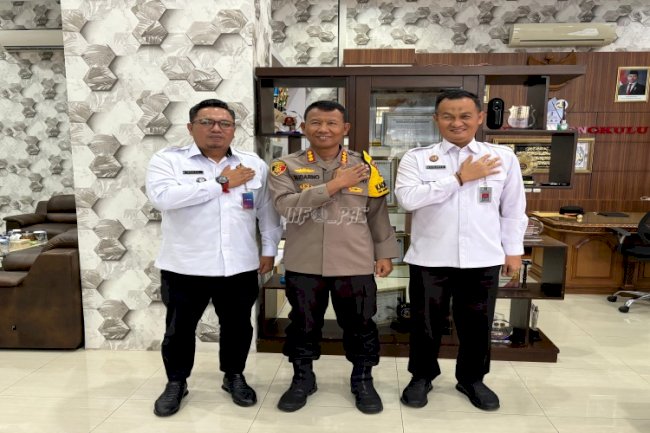 Perkuat Sinergi, Karutan dan Kalapas Bengkulu Sambangi Polresta Bengkulu