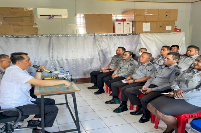 Kedatangan Kakanwil Ditjenpas Papua Barat, Lapas Manokwari Tegaskan Peningkatan Kualitas Pelayanan