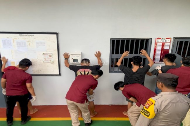 Antisipasi Peredaran Narkoba, Rutan Bengkulu Gelar Razia Gabungan 