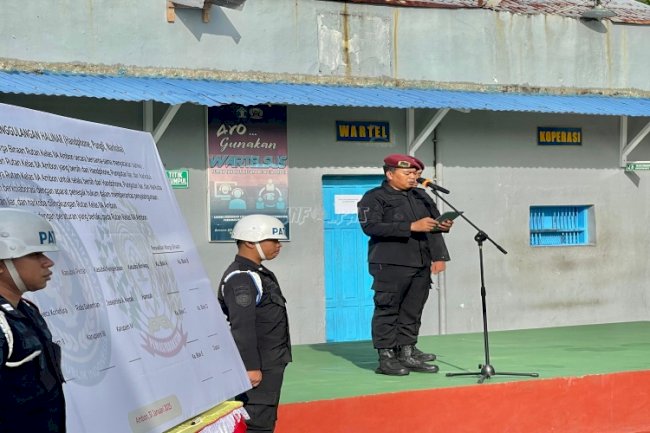 Petugas dan Warga Binaan Rutan Ambon Tegaskan Komitmen Penanggulangan Halinar