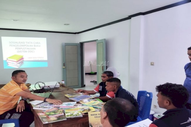 Jelang Peresmian Perpustakaan, Lapas Wahai Sharing Knowledge tentang Dewey Decimal Classification