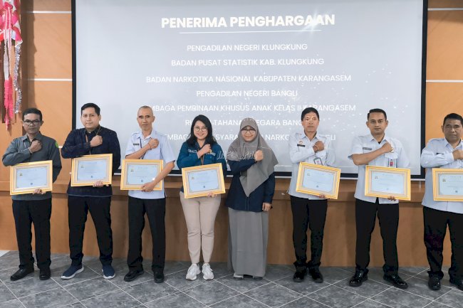 Lapas Narkotika Bangli Raih Dua Penghargaan dari KPPN Amlapura 