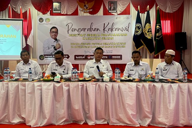 Kakanwil Ditjenpas Kalsel Tekankan Sejumlah Hal dalam Kunjungannya ke Lapas Batulicin