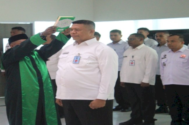 Lantik Kalapas Tual, Kakanwil Ditjenpas Maluku: Laksanakan Amanah dengan Integritas dan Tanggung Jawab