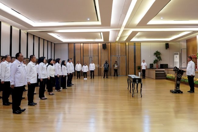 Pelantikan Pimpinan Tinggi Pratama dan Pejabat Administrator di Lingkungan Ditjenpas, Momentum Lakukan Percepatan Kinerja