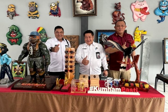 Kakanwil Ditjenpas Kaltim Apresiasi Kreativitas dan Produk Warga Binaan Lapas Narkotika dan Rutan Samarinda