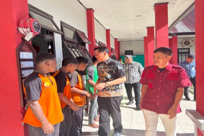 Kunjungi LPKA Manokwari, Kakanwil Ditjenpas Papua Barat Galang Semangat Perubahan
