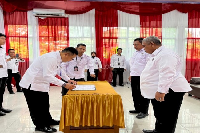 Kakanwil Ditjenpas Kalsel Pimpin Sertijab Karutan Kandangan