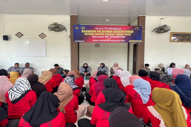 Lapas Perempuan Sigli dan MP Generation Gelar Pelatihan Bersertifikat bagi Warga Binaan