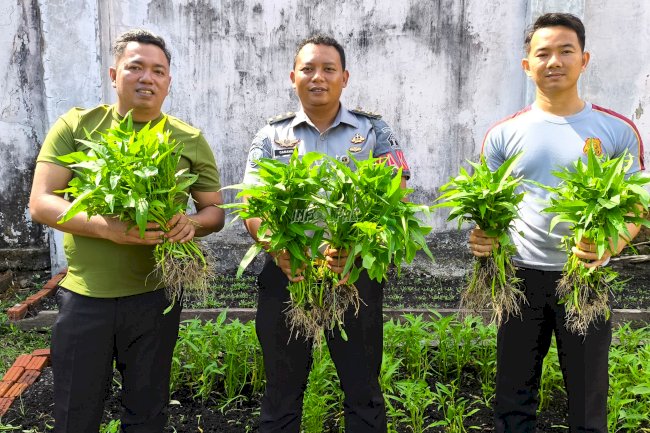 Sukseskan Program Ketahanan Pangan, Rutan Bengkulu Optimalkan Pemanfaatan Lahan Pertanian