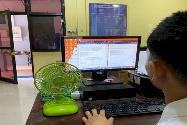 Anak Binaan LPKA Ambon Jalani Ujian Tertulis Sumatif Akhir Tahun