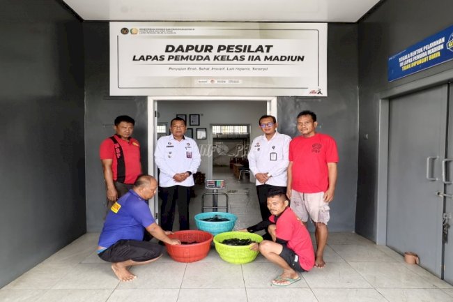 Lapas Pemuda Madiun Kembali Panen 40 Kg Ikan Lele