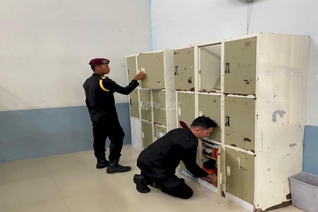 Cegah Gangguan Kamtib Jelang Ramadan, LPKA Ambon Geledah Wisma Hunian Anak Binaan