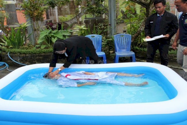 Lapas Narkotika Bangli Fasilitasi Pembaptisan Dua Warga Binaan