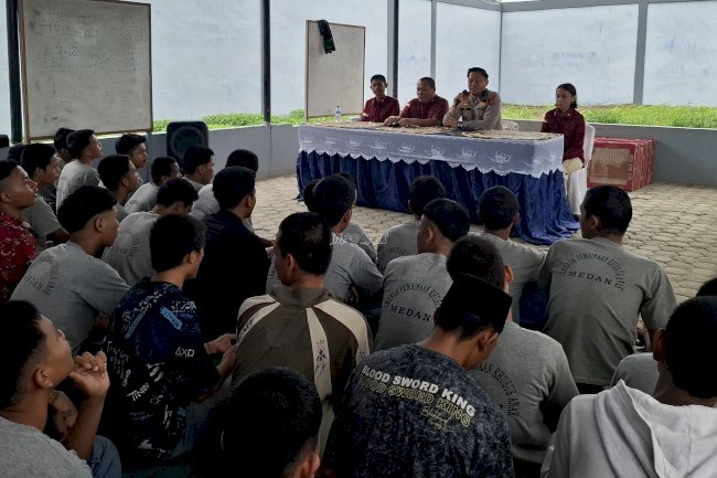 Kolaborasi LPKA Medan-Polsek Medan Helvetia Ciptakan Kondusivitas Jelang Ramadan