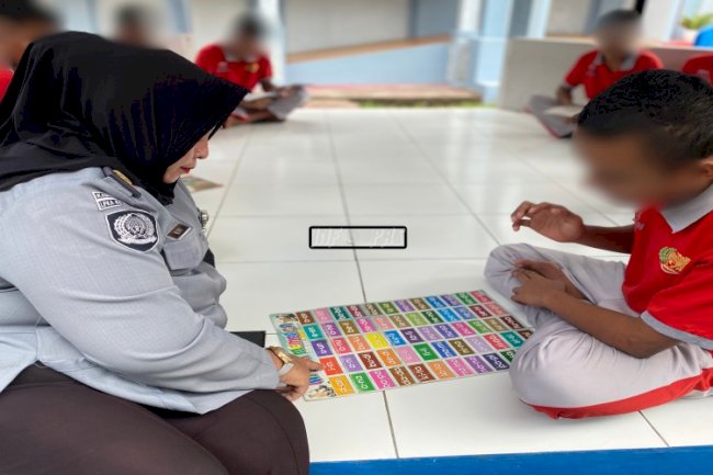 Berantas Buta Huruf, Anak Binaan LPKA Ambon Ikuti Kelas Membaca