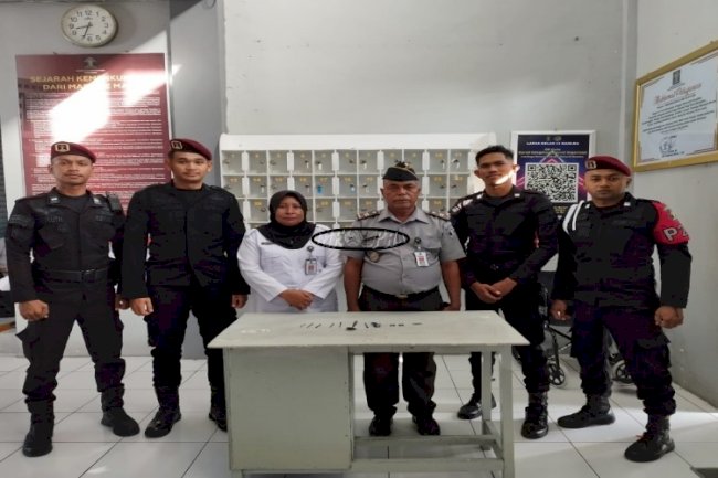 Petugas Lapas Namlea Razia Warga Binaan, Sita Benda-Benda Tajam