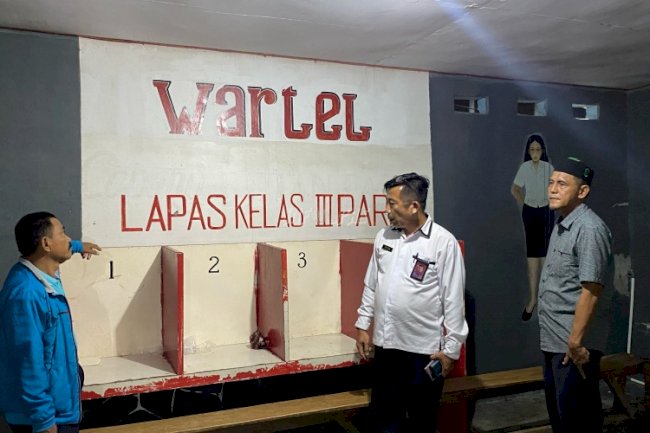 Kanwil Ditjenpas Sulteng Pantau Layanan Wartelsus di Lapas Parigi Berjalan Optimal