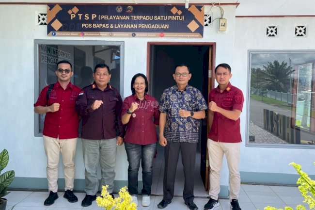 Rutan Masohi Fasilitasi Ruangan Baru Pos Bapas Ambon di Masohi