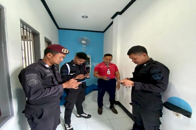 Berantas Narkoba dan Aksi Penipuan Lewat Handphone, Lapas Wahai Sidak Wartelsuspas