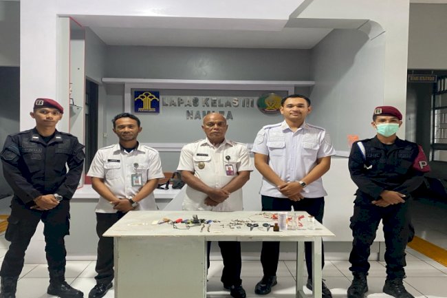 Tegas Berantas Halinar, Lapas Namlea Kembali Razia Mendadak