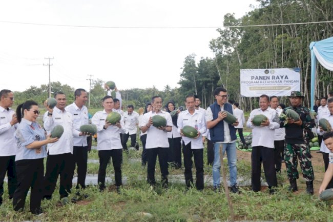 Panen Perdana Semangka di Lapas Narkotika Banyuasin, Dukung Ketahanan Pangan Nasional