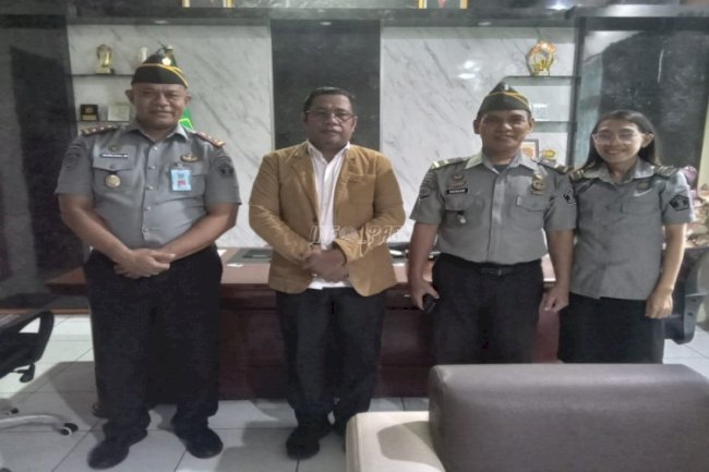 Lapas Tual Bahas Sertifikat Halal dan Pembinaan Kerohanian Warga Binaan dengan Kemenag Kab. Maluku Tenggara