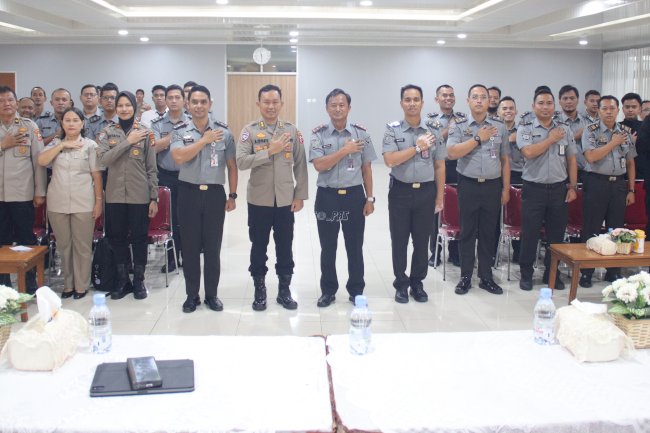 Lapas Cipinang Perkuat Profesionalisme Polsuspas melalui Pembinaan Teknis Bersama Polri