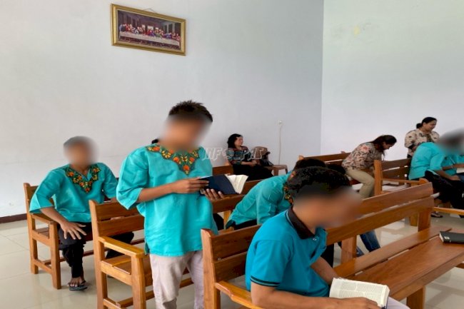 Setor Hafalan Ayat, Anak Binaan LPKA Ambon Tingkatkan Ilmu Alkitab