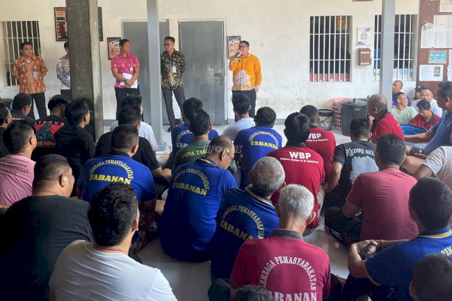 Jelang Idulfitri, Warga Binaan Lapas Tabanan Terima Kabar Gembira